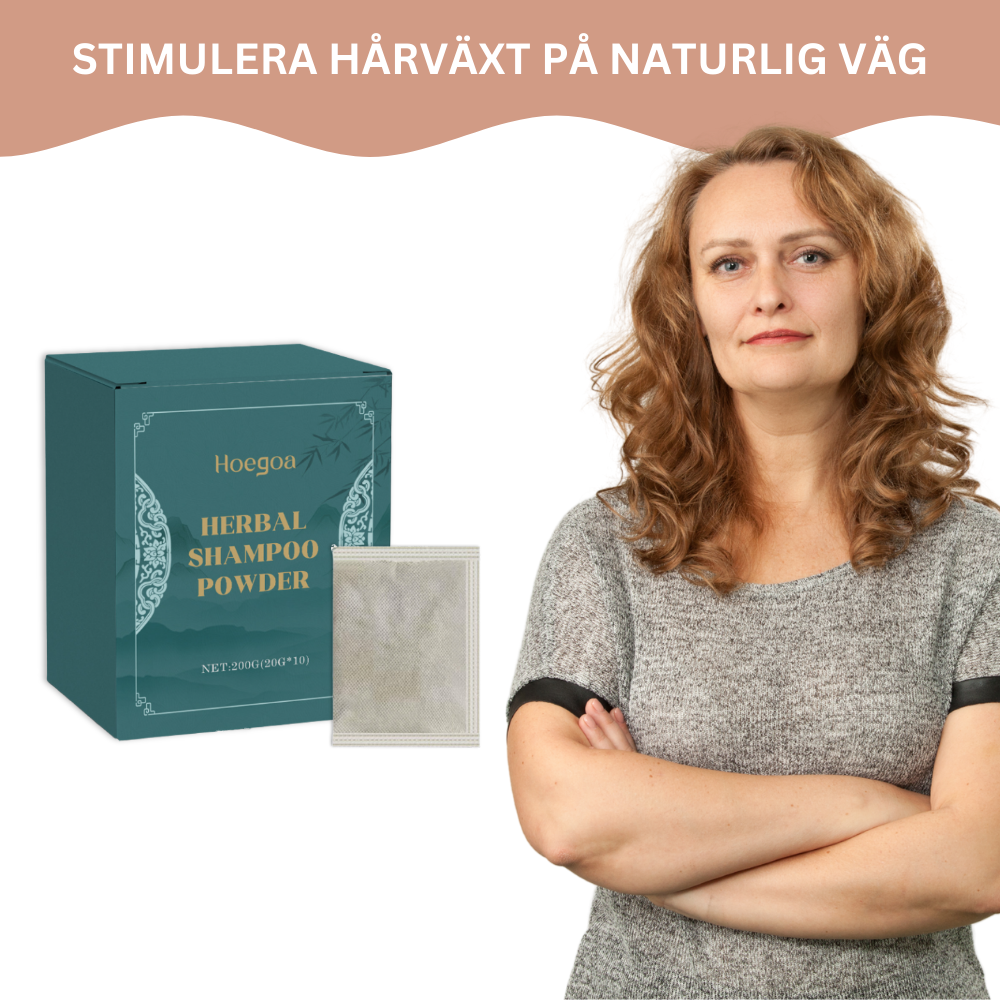 ZenHair® | Japanskt Växtbaserat Schampopulver för Hårväxt SE