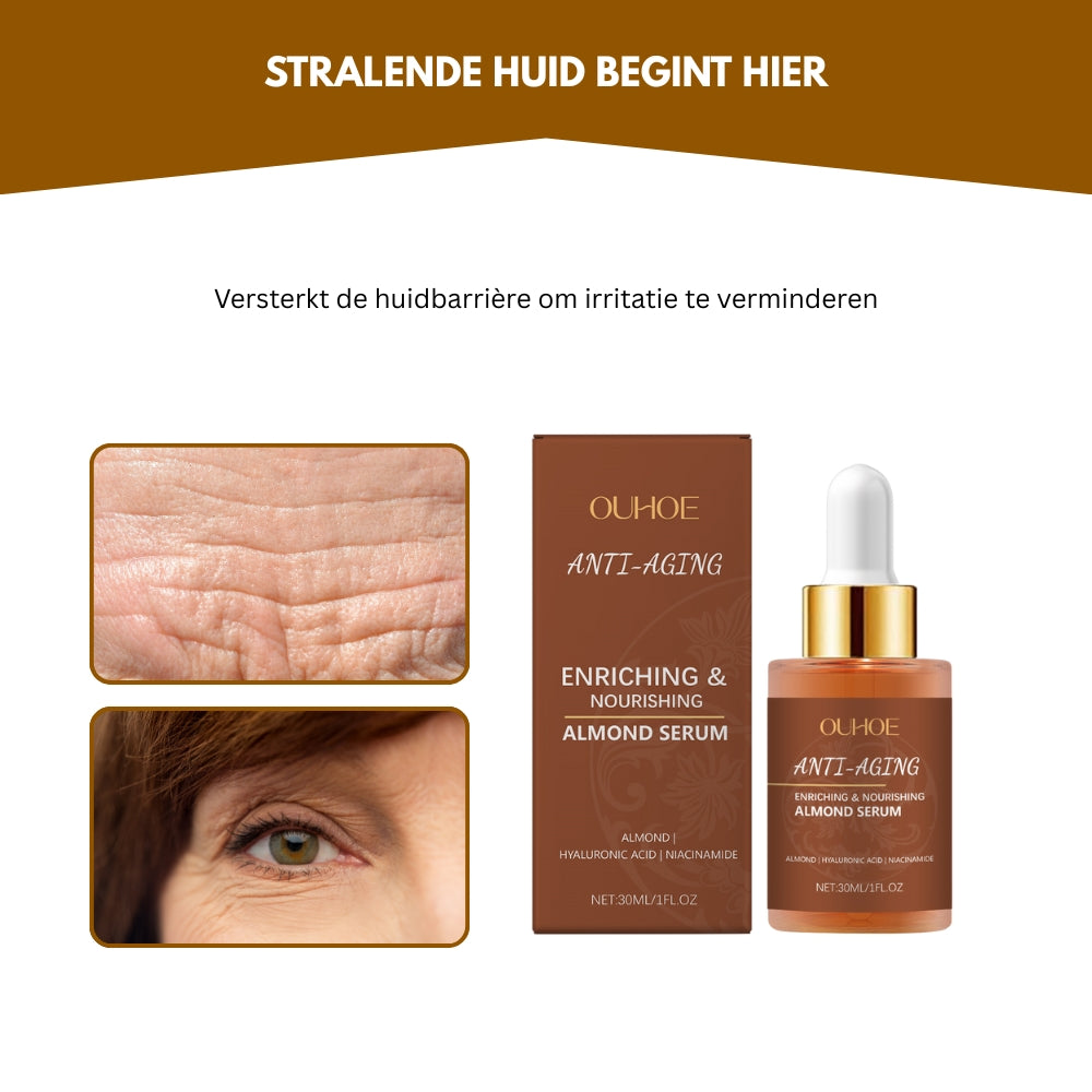 AlmondGlow® | Anti-Aging Mandelserum voor een Lifting Effect Zonder Zwelling NL
