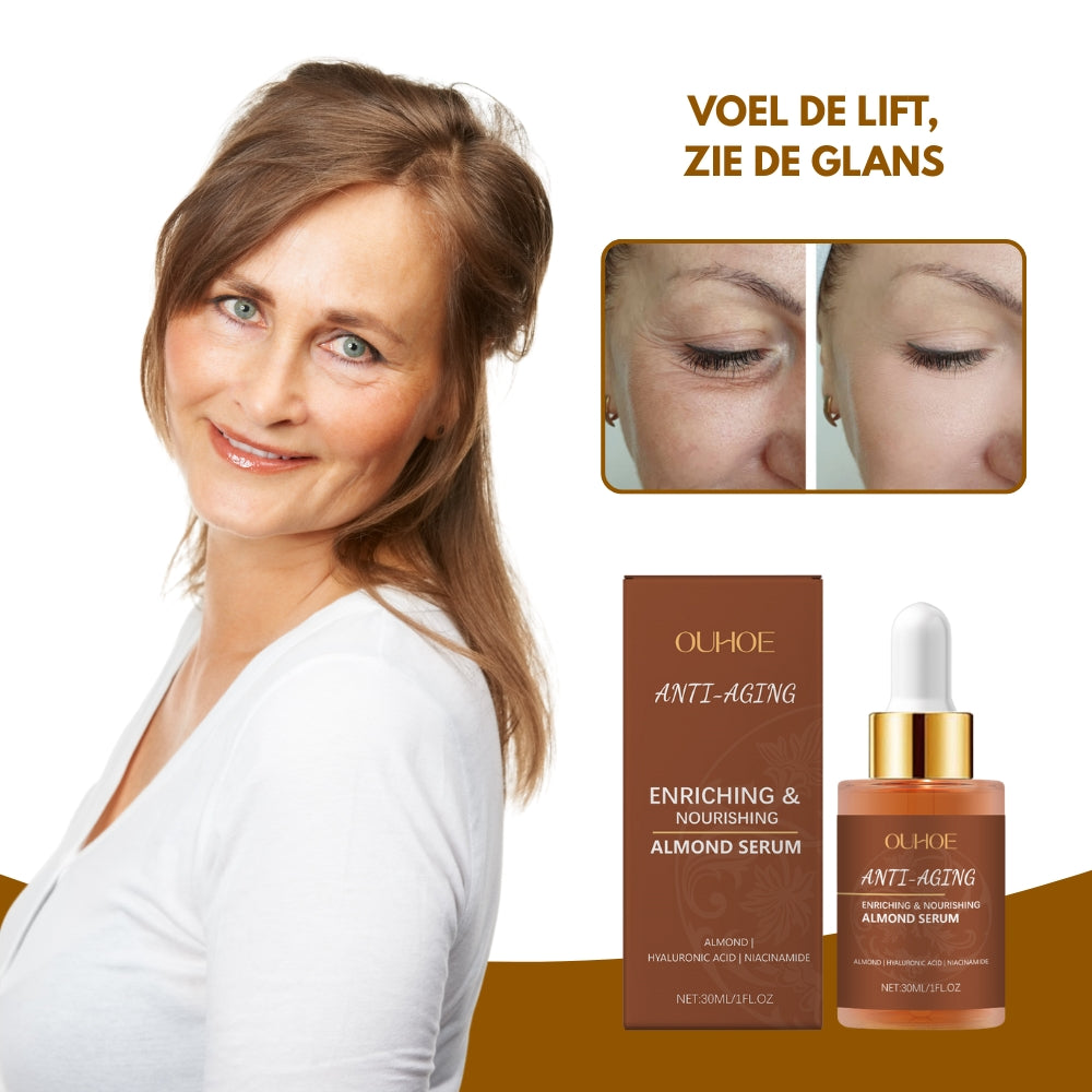 AlmondGlow® | Anti-Aging Mandelserum voor een Lifting Effect Zonder Zwelling NL
