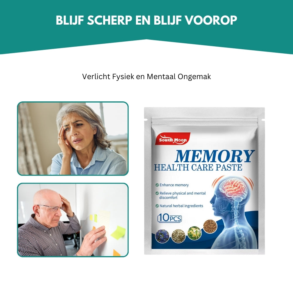 MemoPatch® | Ondersteunt een scherper geheugen en meer focus