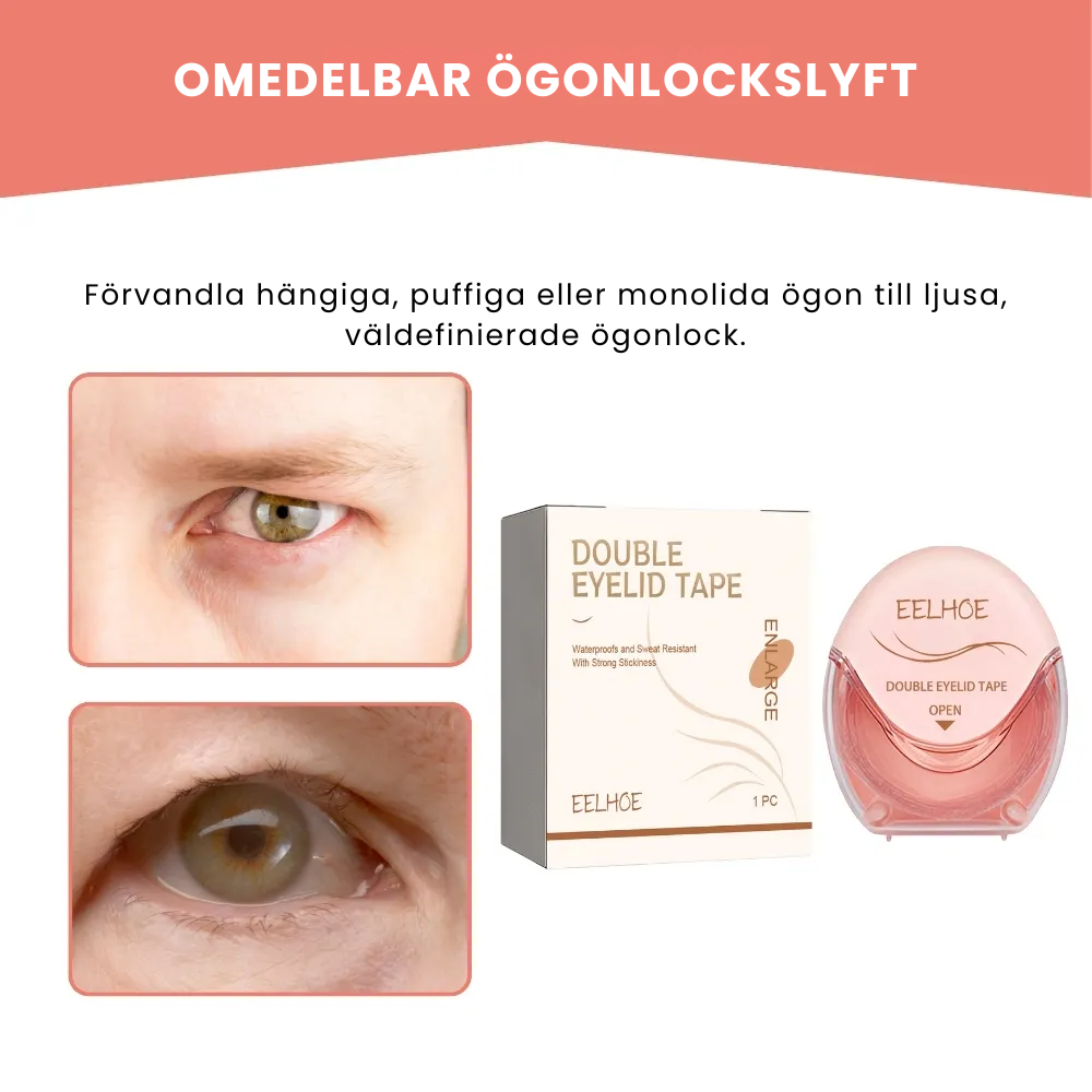 LidGloss® | Osynligt dubbelögonlockstejp för en naturlig och fräsch look! SE