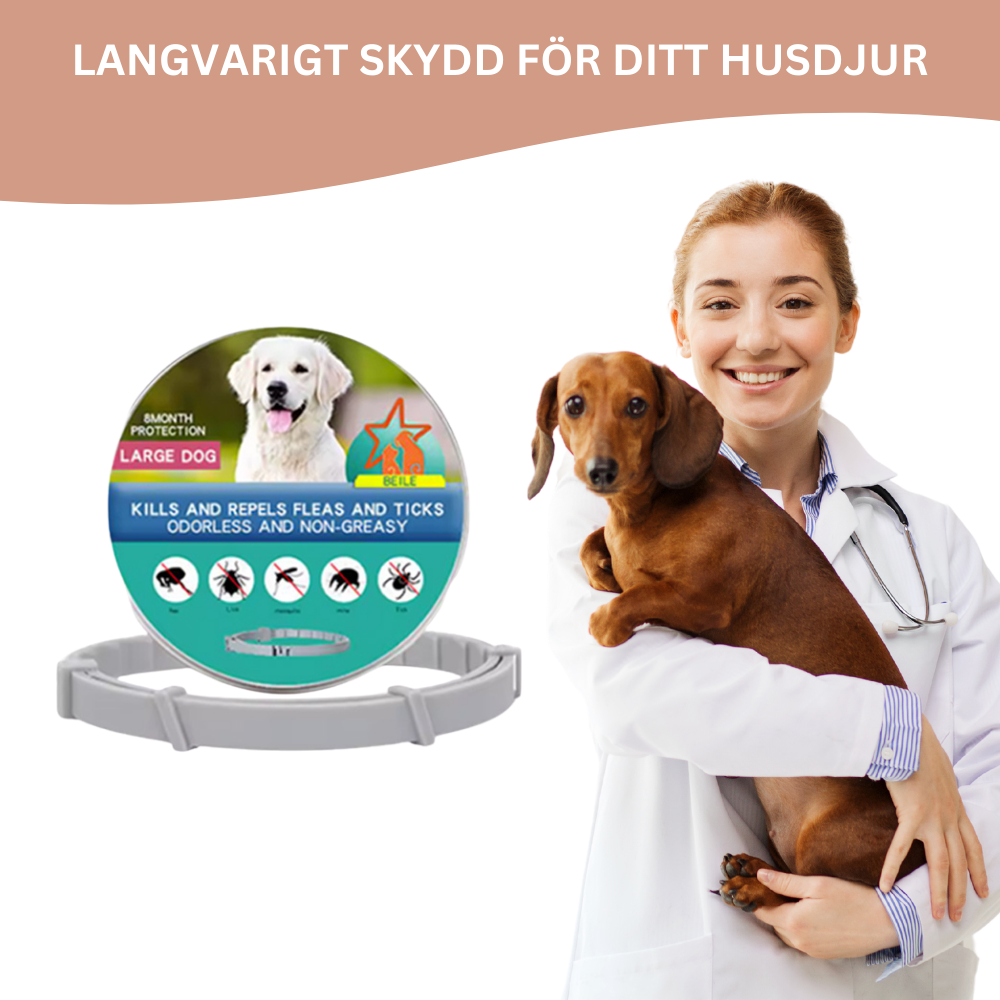 TickAway® | Fästing- och Lopphalsband för Hundar SE