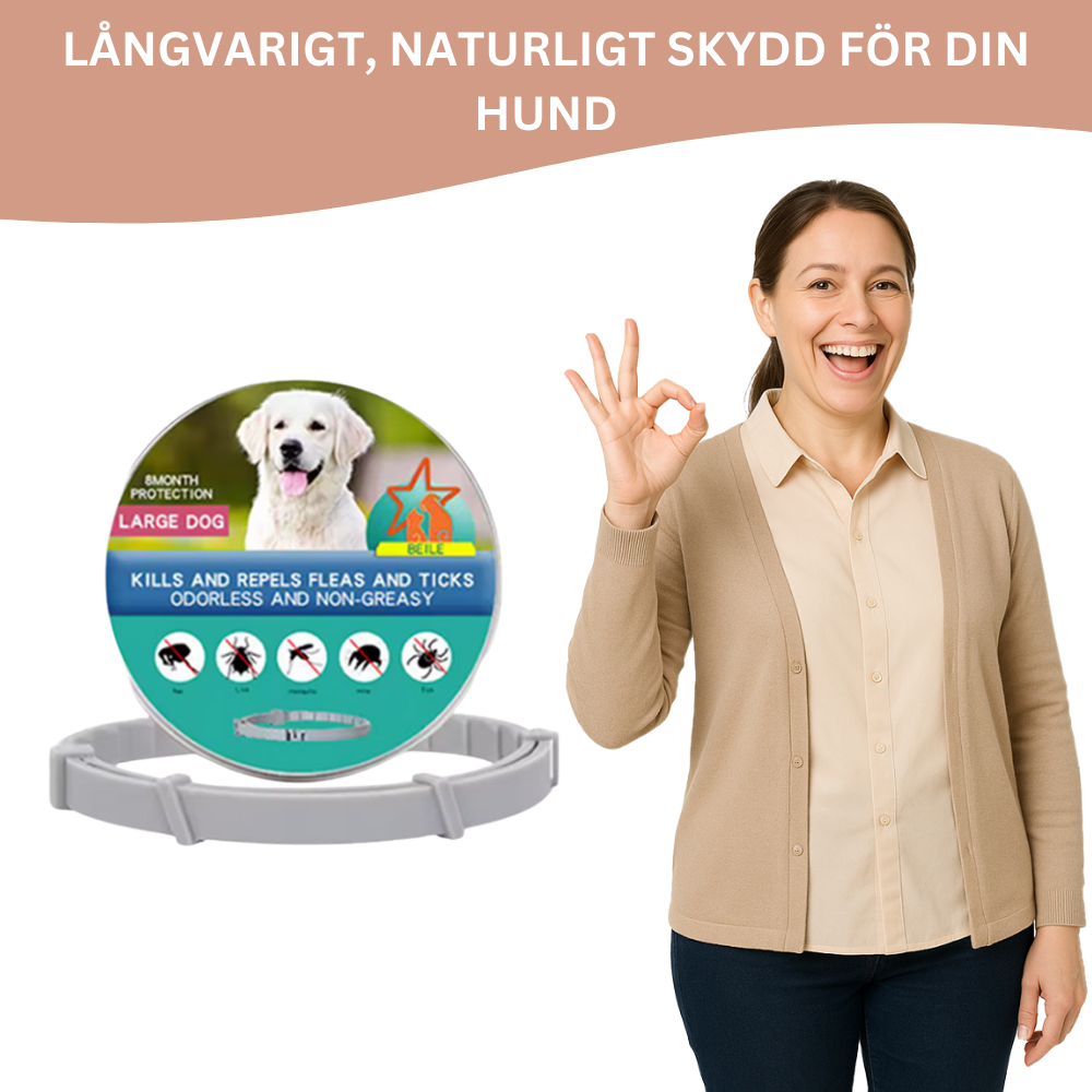 TickAway® | Fästing- och Lopphalsband för Hundar SE