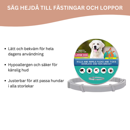 TickAway® | Fästing- och Lopphalsband för Hundar SE